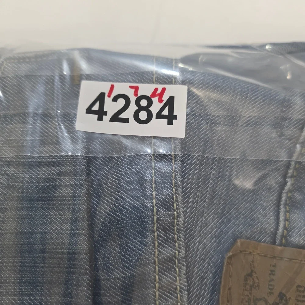 VTG Levis 527 Jeans Mens 32x32 Blue Denim Low Boot Cut  Flap Pocket Grunge Y2K